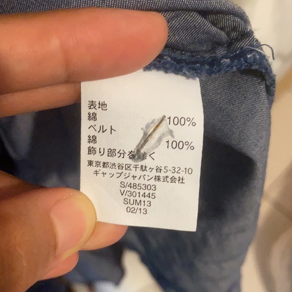 GapKids Denim Ruffle Dress (14-15 Years) - Picture 8 of 8